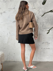 PIECES Scarlett Cropped Trench Coat