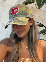 '47 BRAND NHL Calgary Flames Camo Clean Up Cap