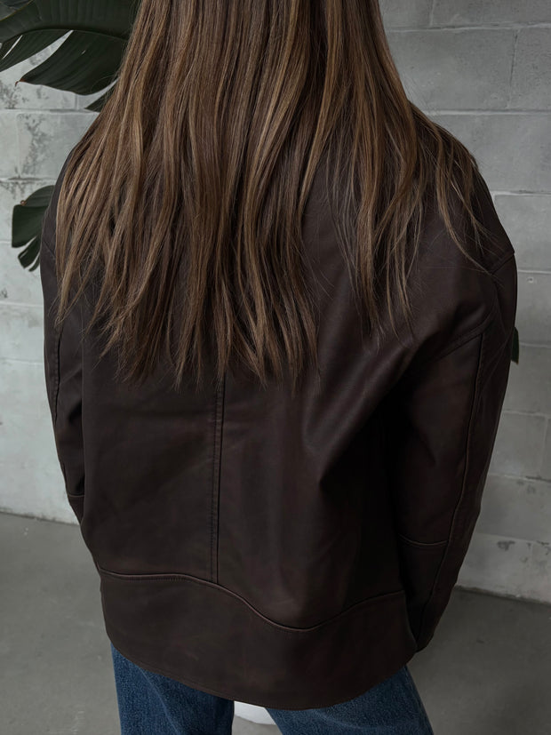 GENTLE FAWN Audrey Faux Leather Jacket
