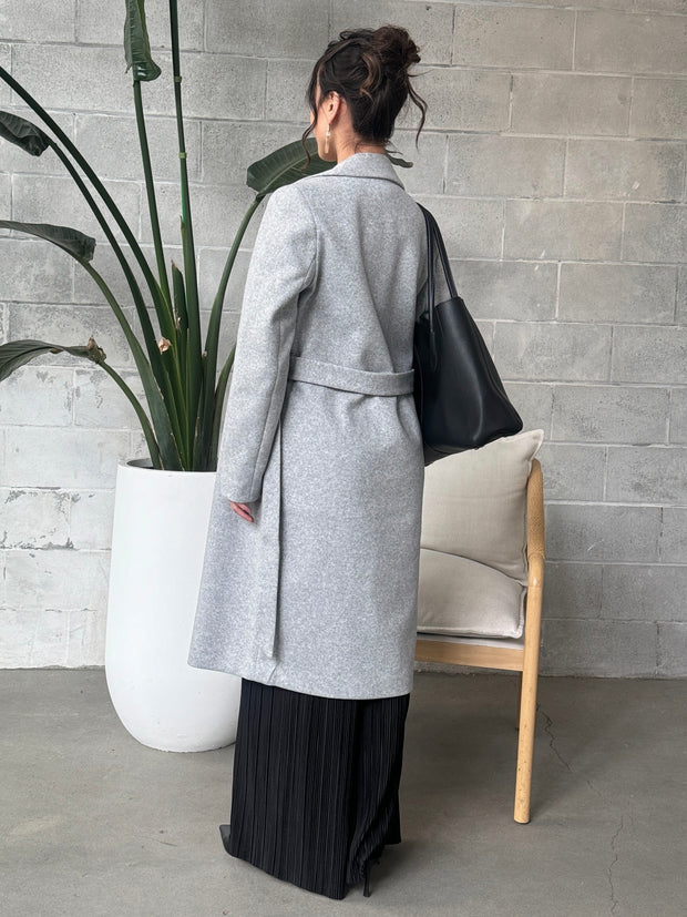 ONLY Alison Belted Wrapped Long Coat