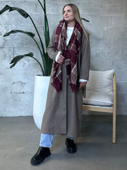 ONLY Tatiana Belted Long Trench Coat