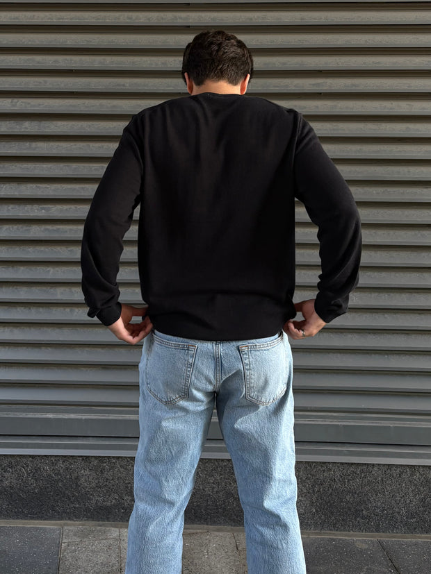 ONLY + SONS Men's Alex Long Sleeve Crew Knit Shirt