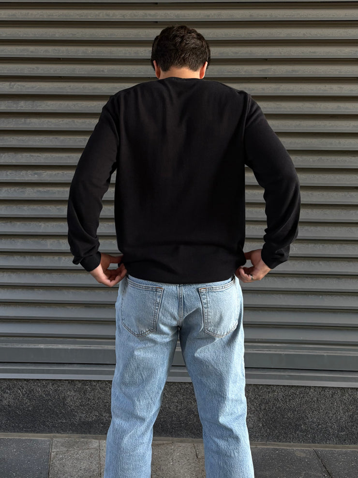 ONLY + SONS Men's Alex Long Sleeve Crew Knit Shirt