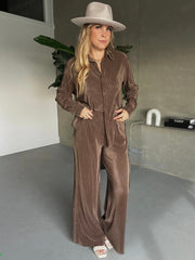 BLACK TAPE Petra Pleated Crinkle Set