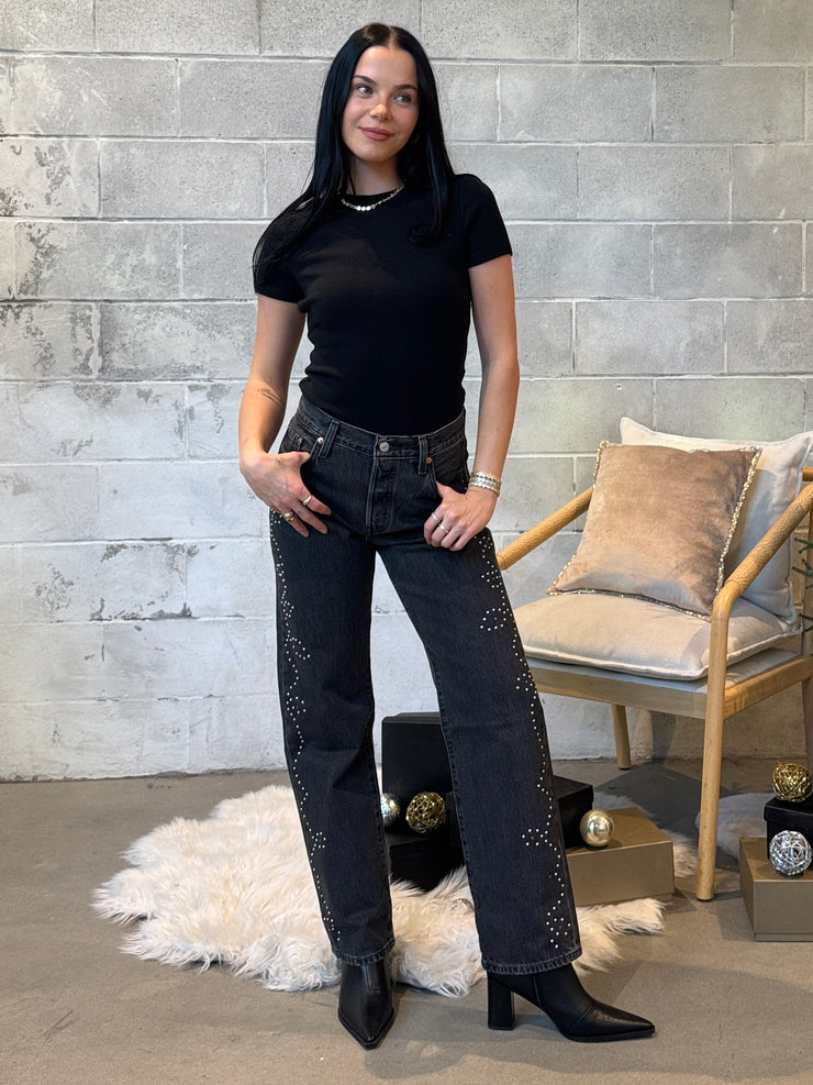 LEVI'S 501 90's Bejeweled Jean