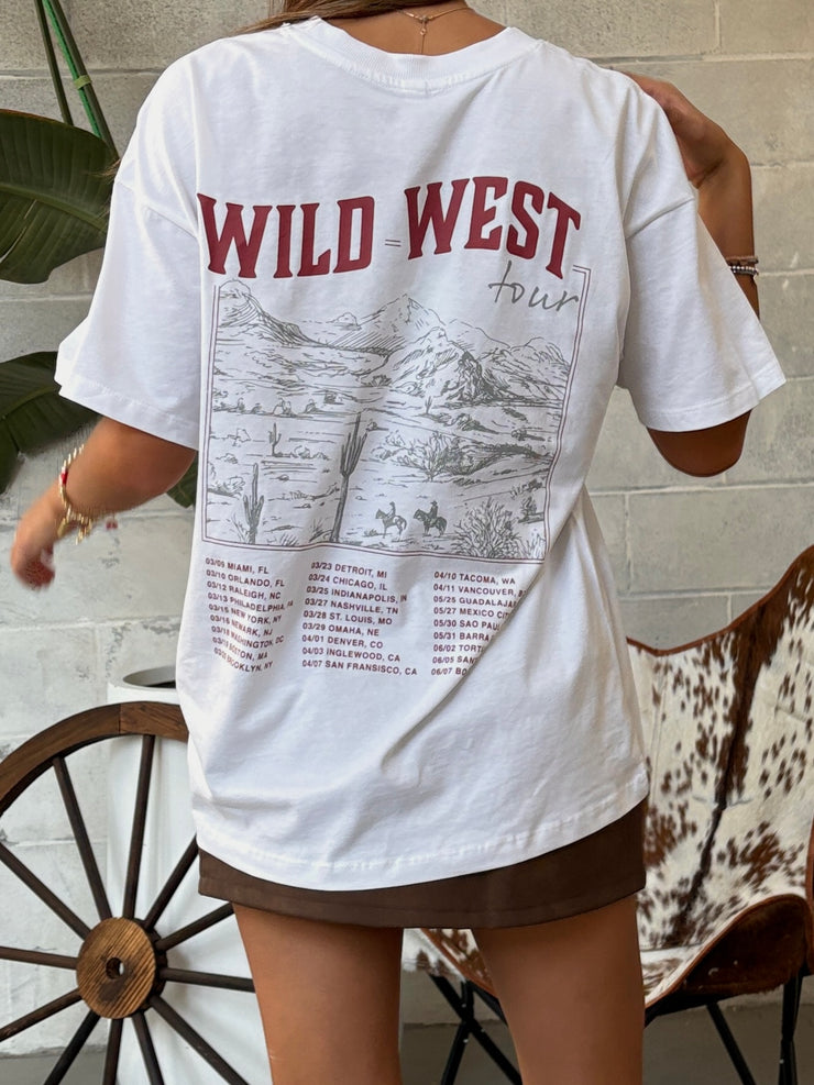 ONLY 'Wild West Tour' Graphic Tee
