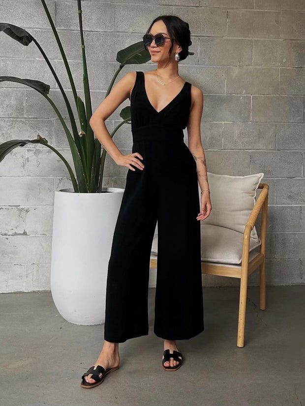 GENTLE FAWN Gianna V-Neck Jumpsuit