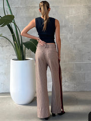 BLACK TAPE Striped Wide Leg Pant