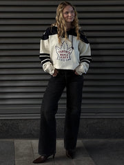 '47 BRAND NHL Toronto Maple Leafs '47 Cropped Superior Lace Hoodie