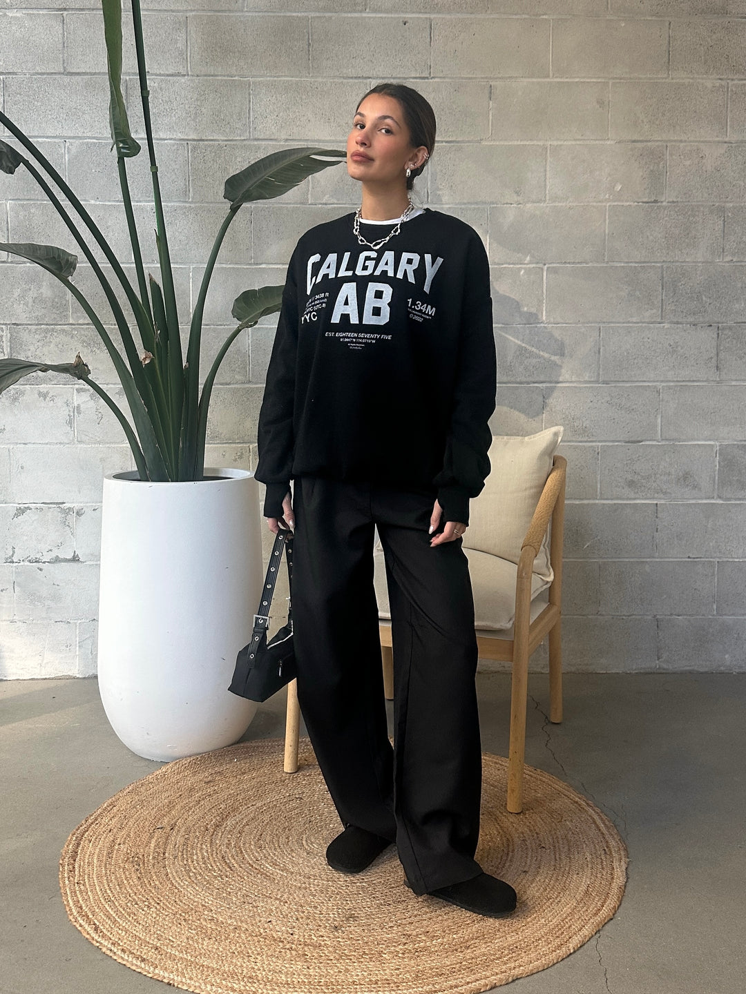 新品　ENNOY SWEAT SET UP (BLACK × WHITE) L CARRYME/Ennoy Professional Crew Sweat Set Up Black White 25SS