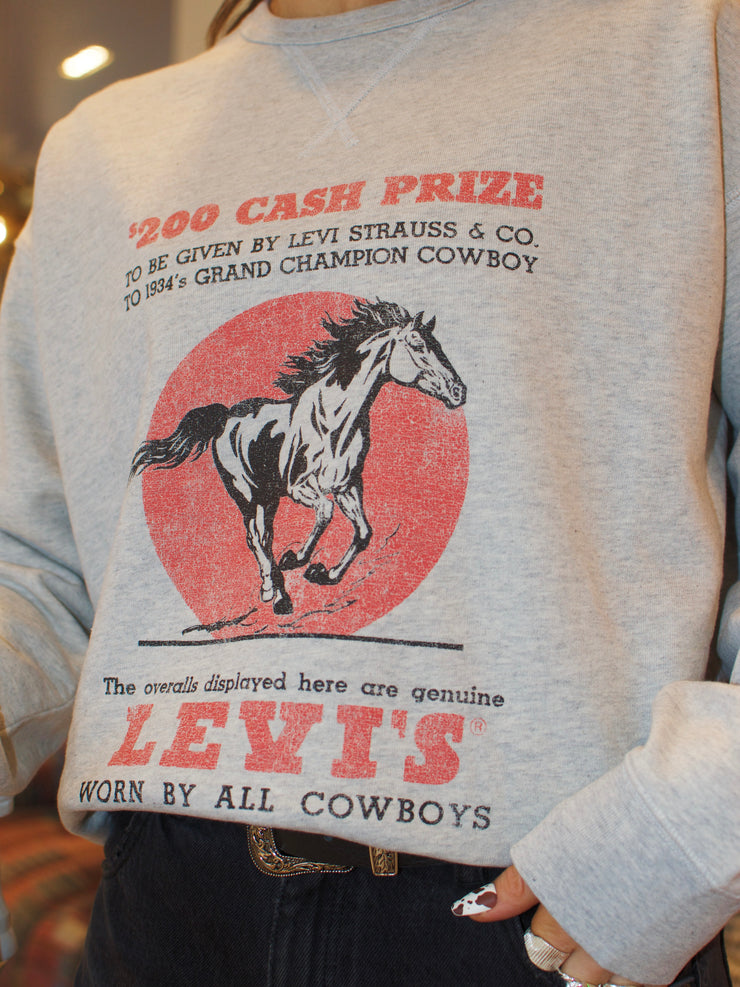 LEVI'S Cash Prize Graphic Crewneck Sweatshirt