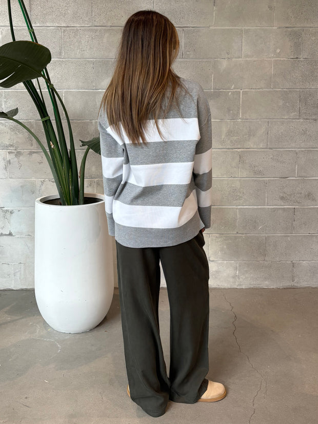 GENTLE FAWN Idris Half Zip Polo Sweater