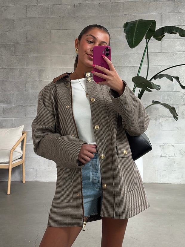 RD STYLE Bea Houndstooth Jacket
