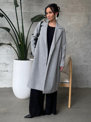 ONLY Alison Belted Wrapped Long Coat