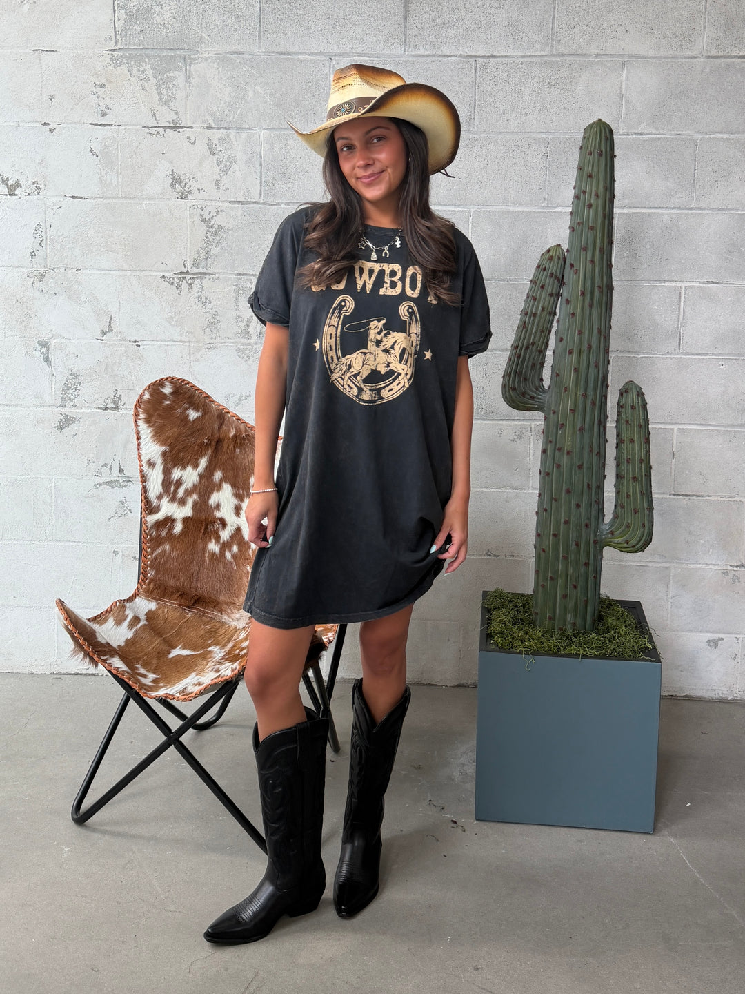vintage graphic t-shirt dress Let're Buck Graphic T-shirt Dress or Tee