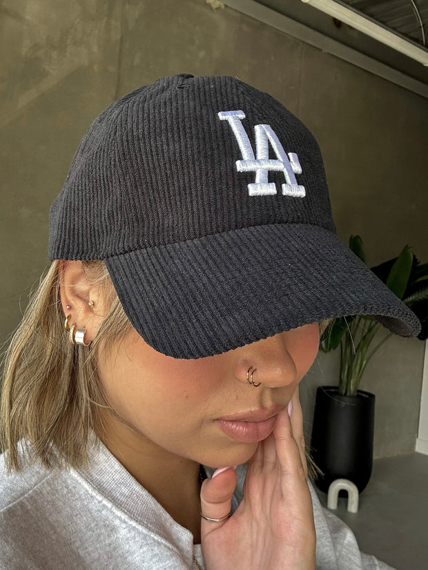 Los Angeles Dodgers 47 Brand Clean Up Dad Hat Natural/Black