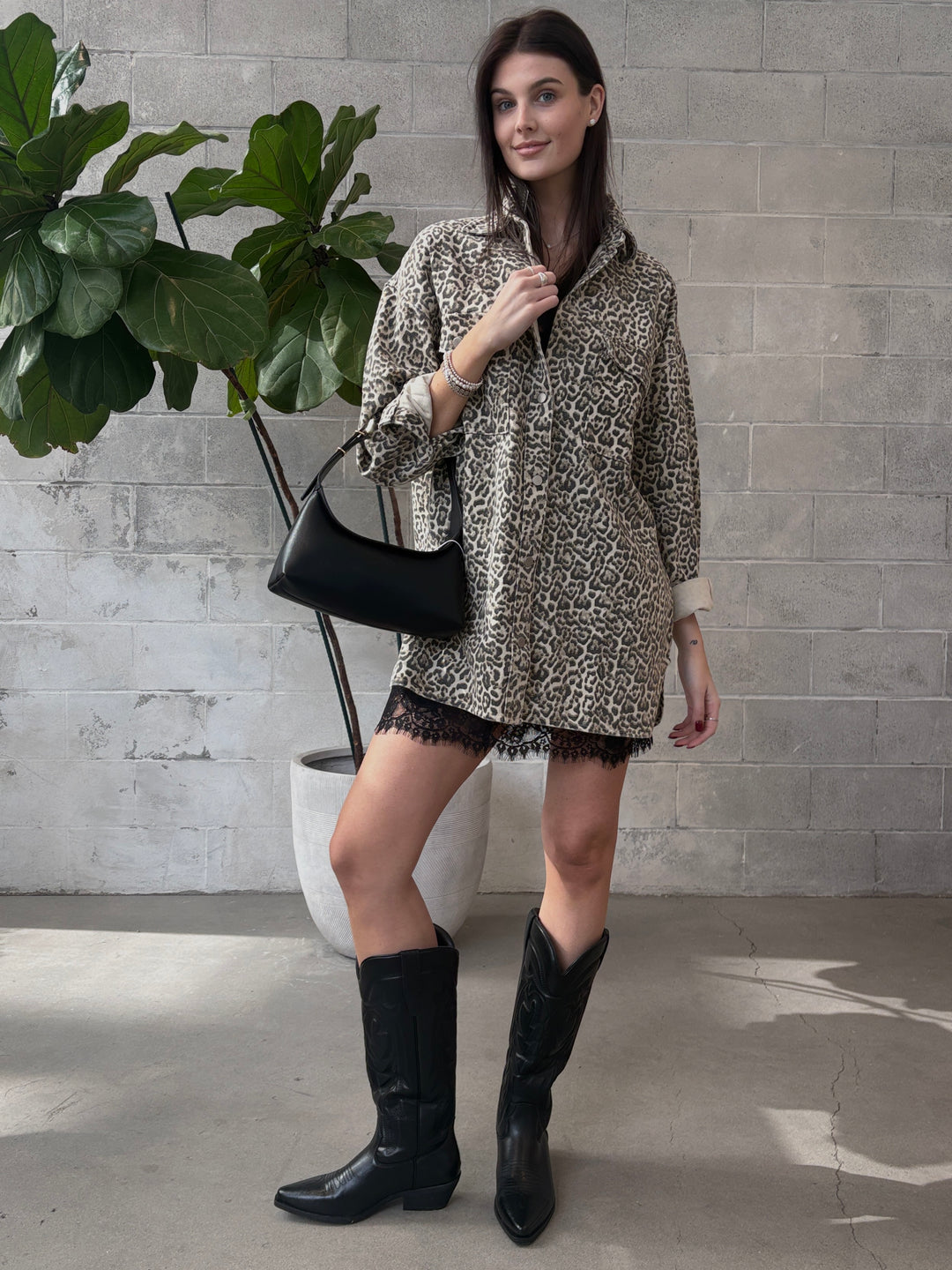 BRUNETTE THE LABEL Shania Oversized Denim Jacket / Shirt Dress – 27 Boutique