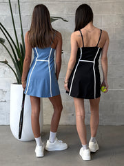 RD STYLE Fiona Contrast Trim Tennis Dress