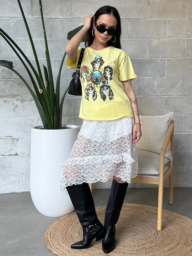 NOISY MAY Lacey Midi Skirt