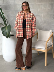 FREE PEOPLE Ashley Plaid Shirt