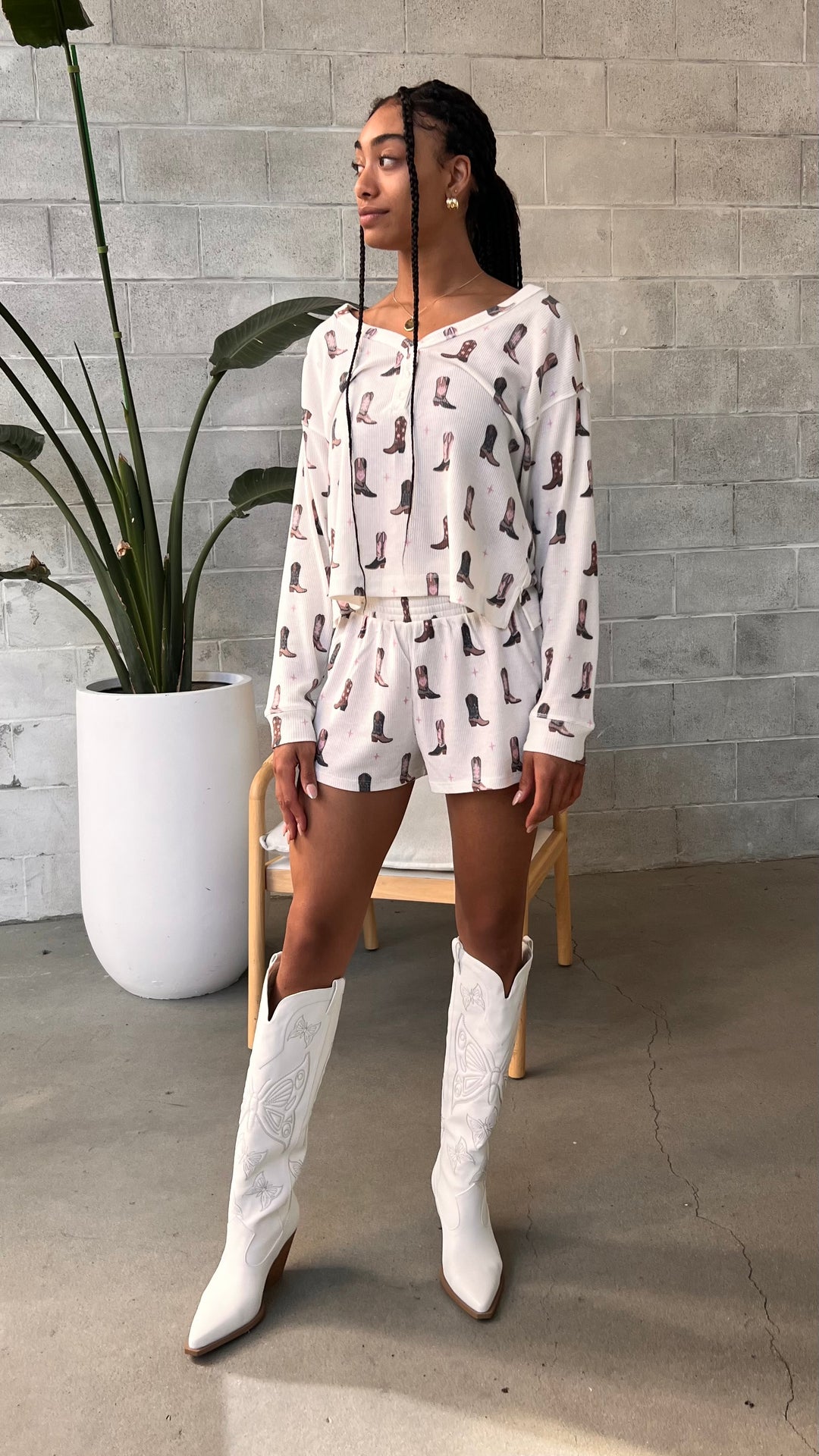 juledancewear セット Z SUPPLY LOUNGE Kick Off Your Boots PJ Set – 27 Boutique