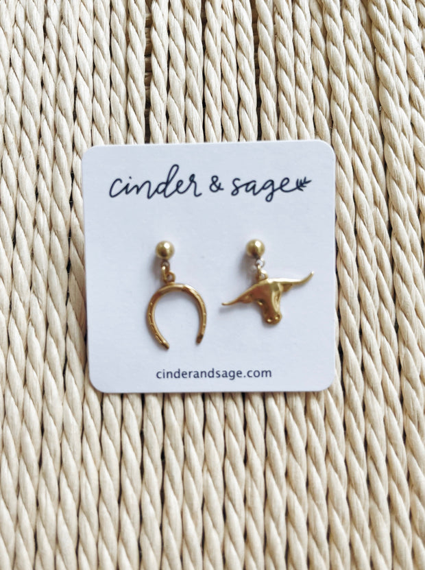 CINDER & SAGE Western Charm Earrings