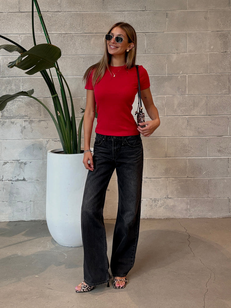 GENTLE FAWN Tate Ribbed Tee