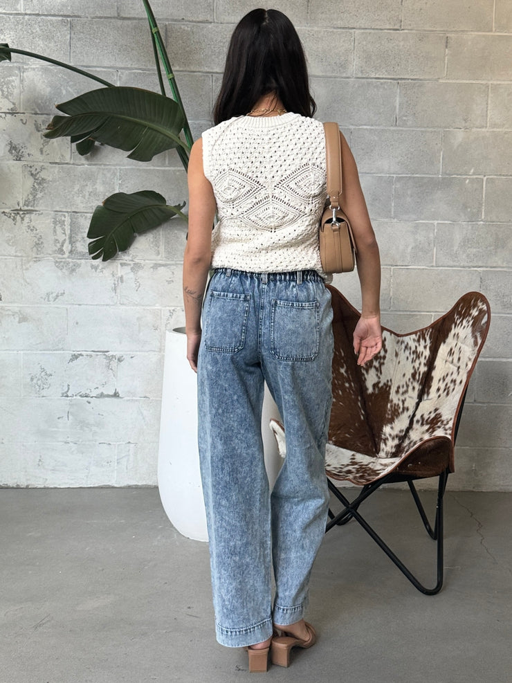 DEX Wide Leg Denim Pant