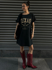 27 Vintage Texas Tee Shirt Dress