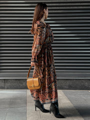 DEX Smocked Midi Dress