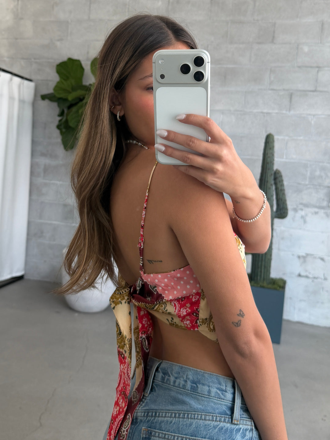 27 Satin Scarf Top – 27 Boutique