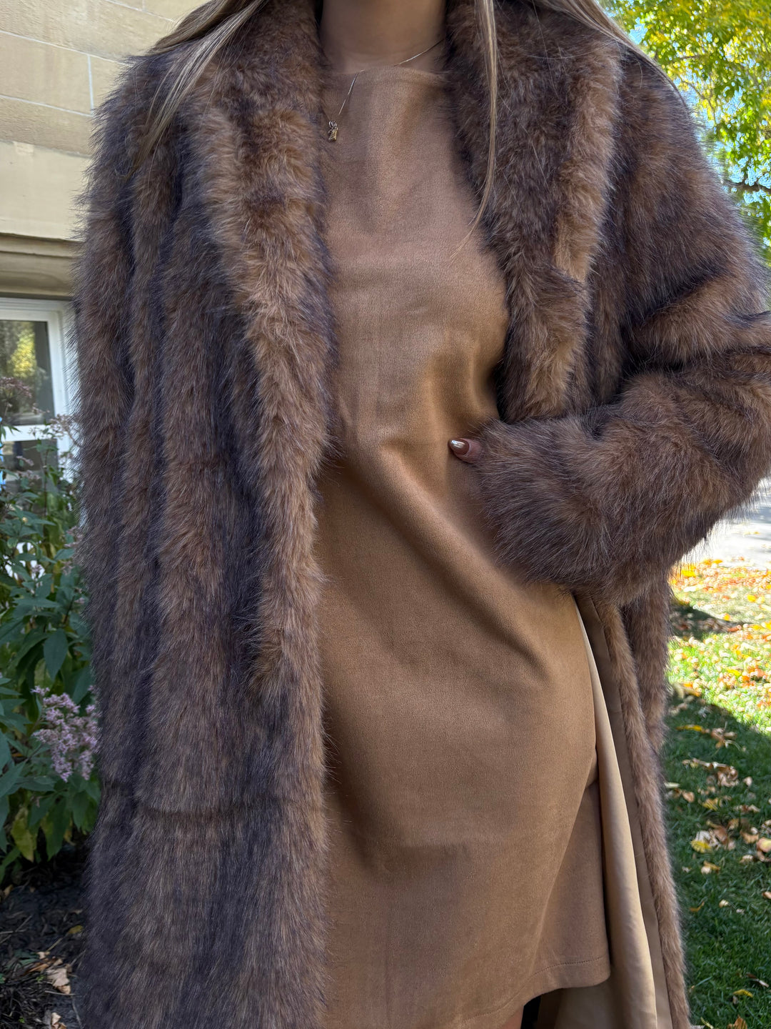 ONLY Dawn Faux Fur Long Coat – 27 Boutique