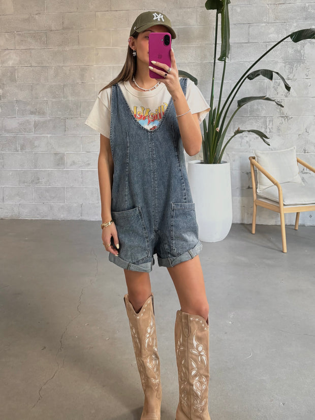 FREE PEOPLE High Roller Shortall