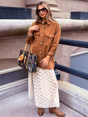 BRUNETTE THE LABEL Shania Oversized Denim Jacket / Shirt Dress