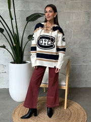 '47 BRAND NHL Montreal Canadiens Tri-Nilley 47 Unisex Lacer Hoodie