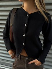 ONLY Scarlett Button Front Knit Cardigan