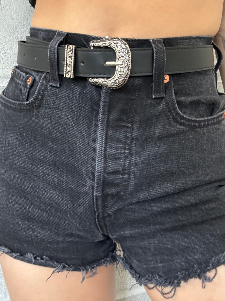 27 Smooth Western Buckle Belt