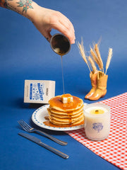 MILK JAR CANDLE CO 8oz Candle Pancake Breakfast