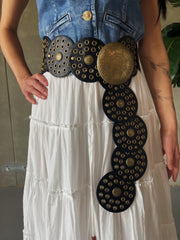 27 Western Studded Disc Belt