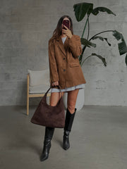 NOISY MAY Mocca Oversized T-shirt Dress