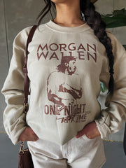 27 Morgan Wallen One Night At A Time Crewneck Sweatshirt