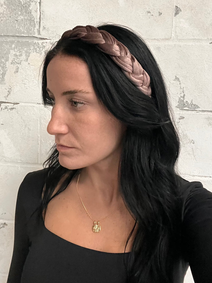 27 Velvet Braided Headband