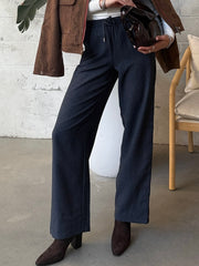 DEX Stripe Wide Leg Denim Pant