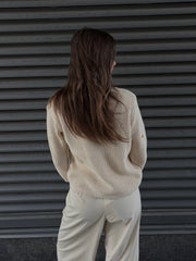 DEX Floral Embroidered Button Front Cardigan