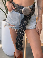 27 Western Studded Small Disc Belt