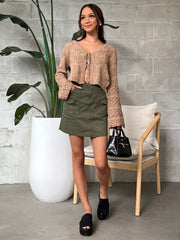 DEX Ophelia Tie-Front Cardigan