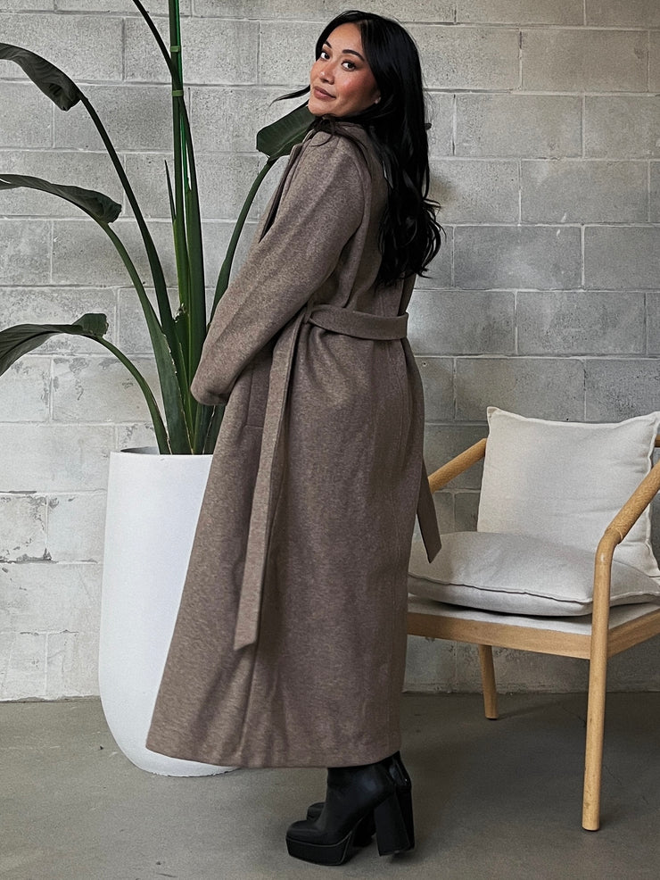 ONLY Tatiana Belted Long Trench Coat
