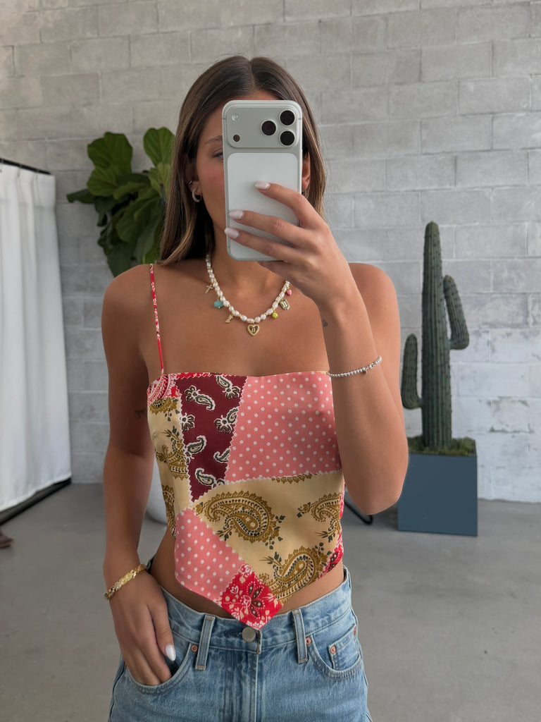 27 Satin Scarf Top – 27 Boutique