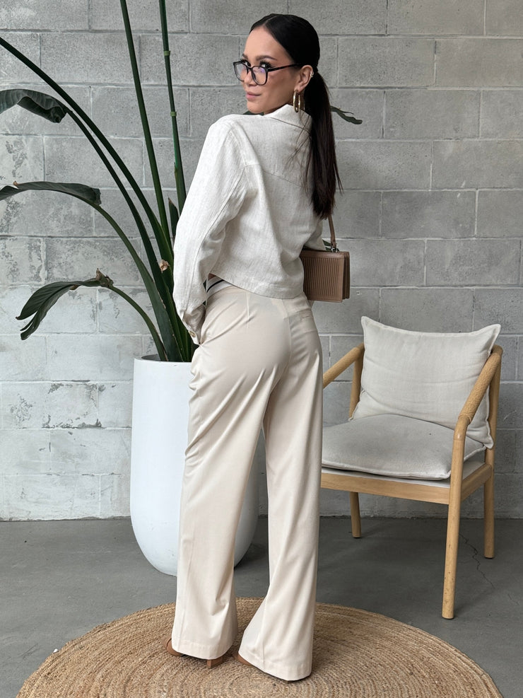 ROOM 34 Cropped Utility Jacket