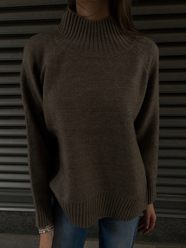 RD STYLE Mockneck Pullover Sweater